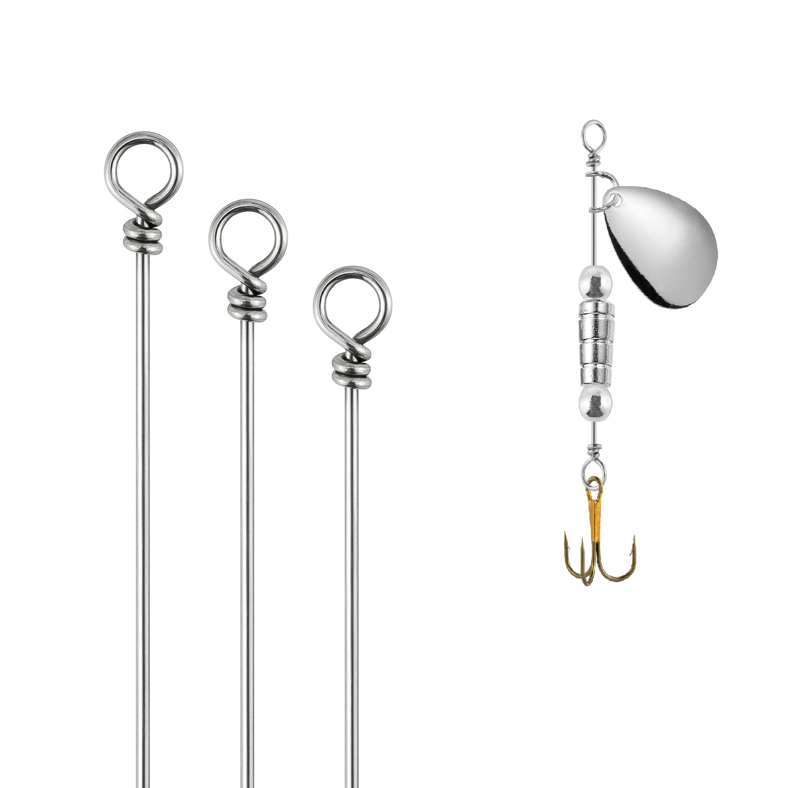 Fishing Lure Spinner - 30/100 adet Tokyo Rig Spinner Cazibesi