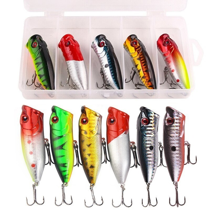 Fishing Lure Topwater - 6 adet 6 renk (opp torba)/5