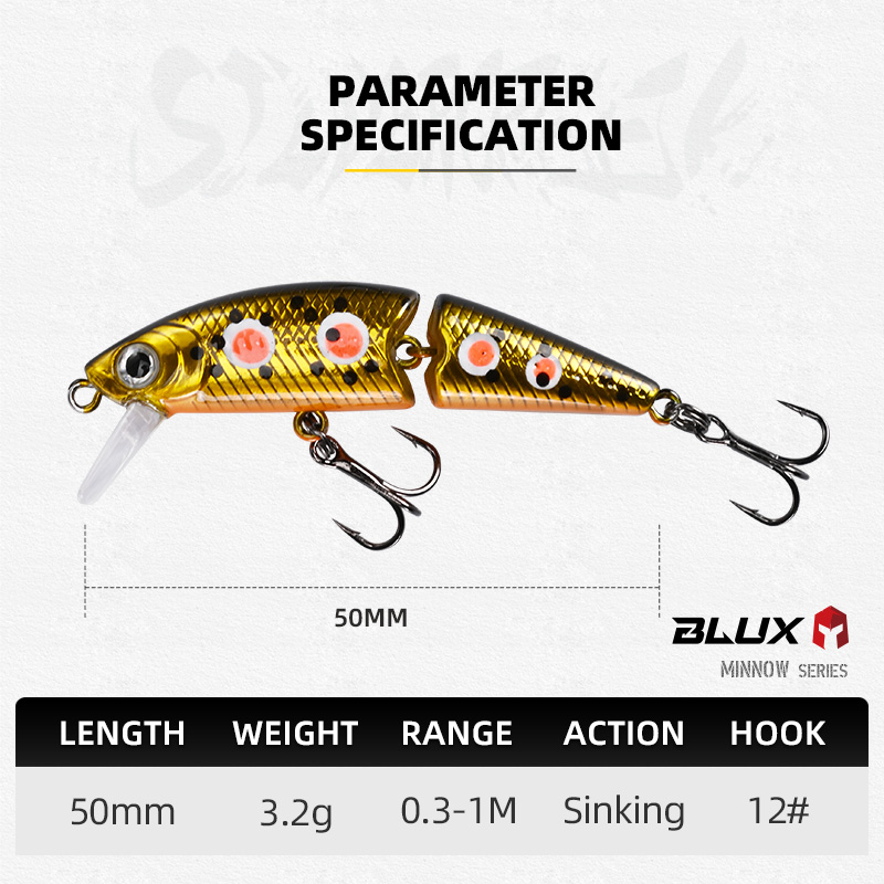 BLUX DR. Minnow Ortak 50 S Swi - Fishing Lure Popper incelemesi ve fiyatı