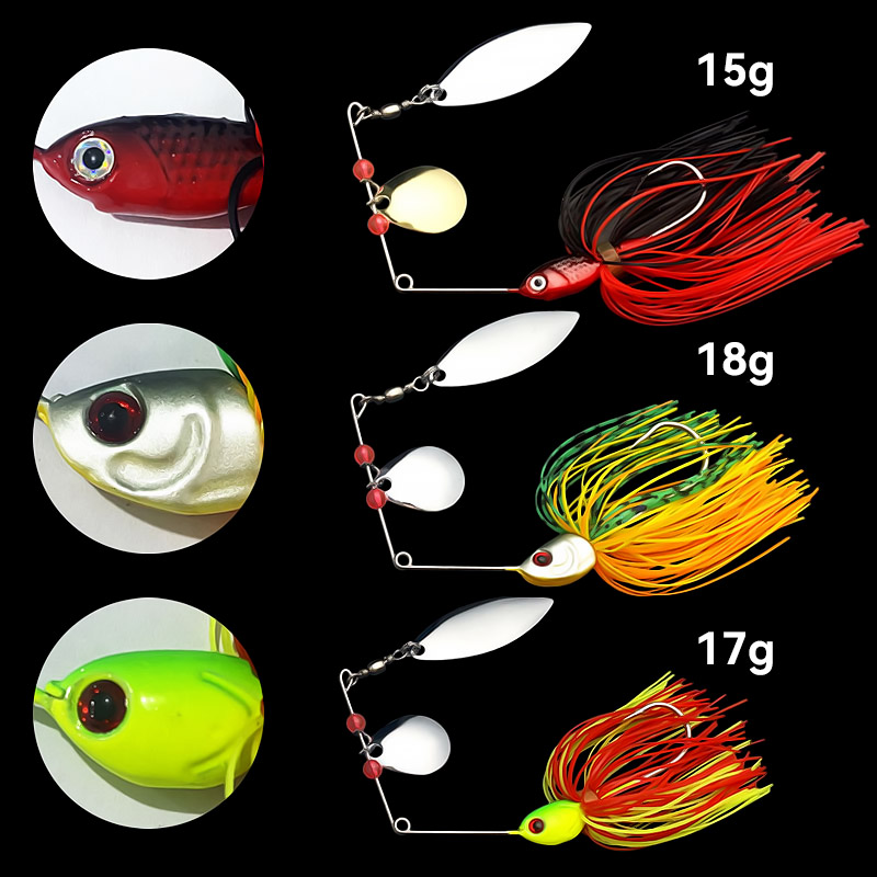 Bazuka 15g 18g Spinnerbait Bal - Fishing Lure Buzzbait incelemesi ve fiyatı