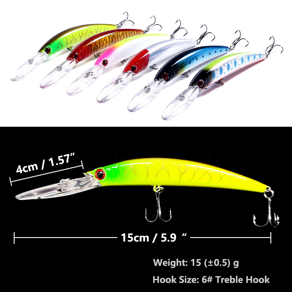 1 adet 15cm 15g derin dalış Je - Fishing Lure Jerkbait incelemesi ve fiyatı
