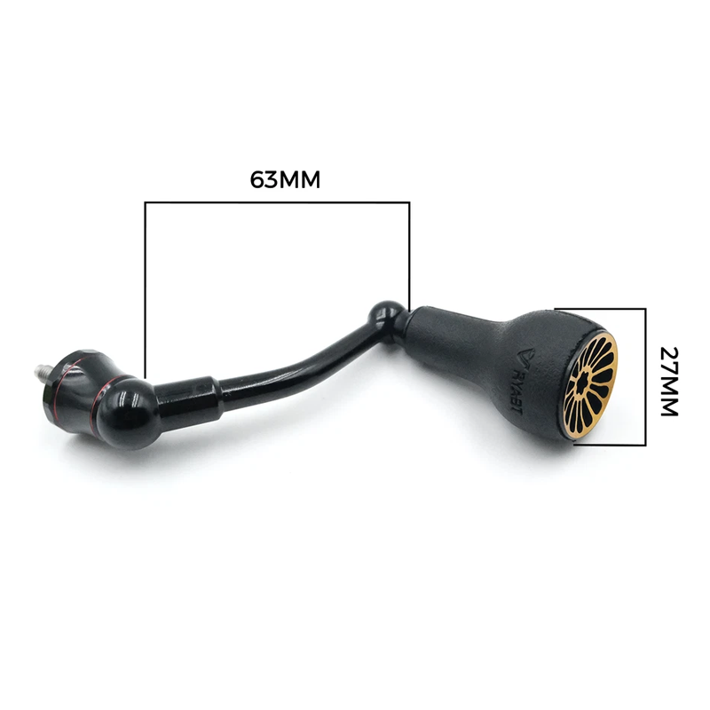 63mm Döner Kulp, TPE Siyah Top - Daiwa Reel Fuego incelemesi ve fiyatı
