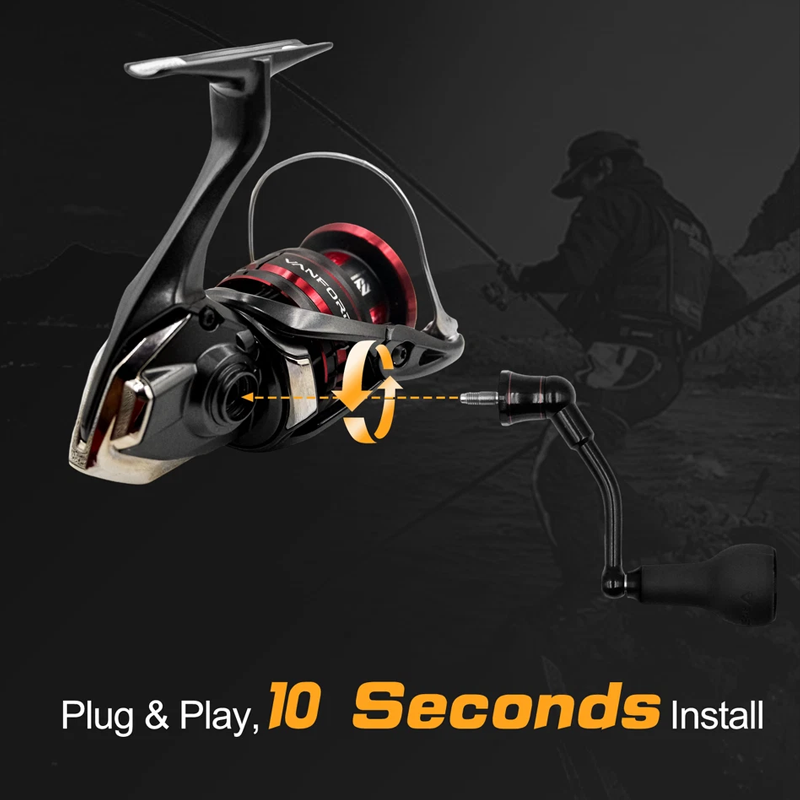 63mm Döner Kulp, TPE Siyah Top - Daiwa Reel Fuego incelemesi ve fiyatı