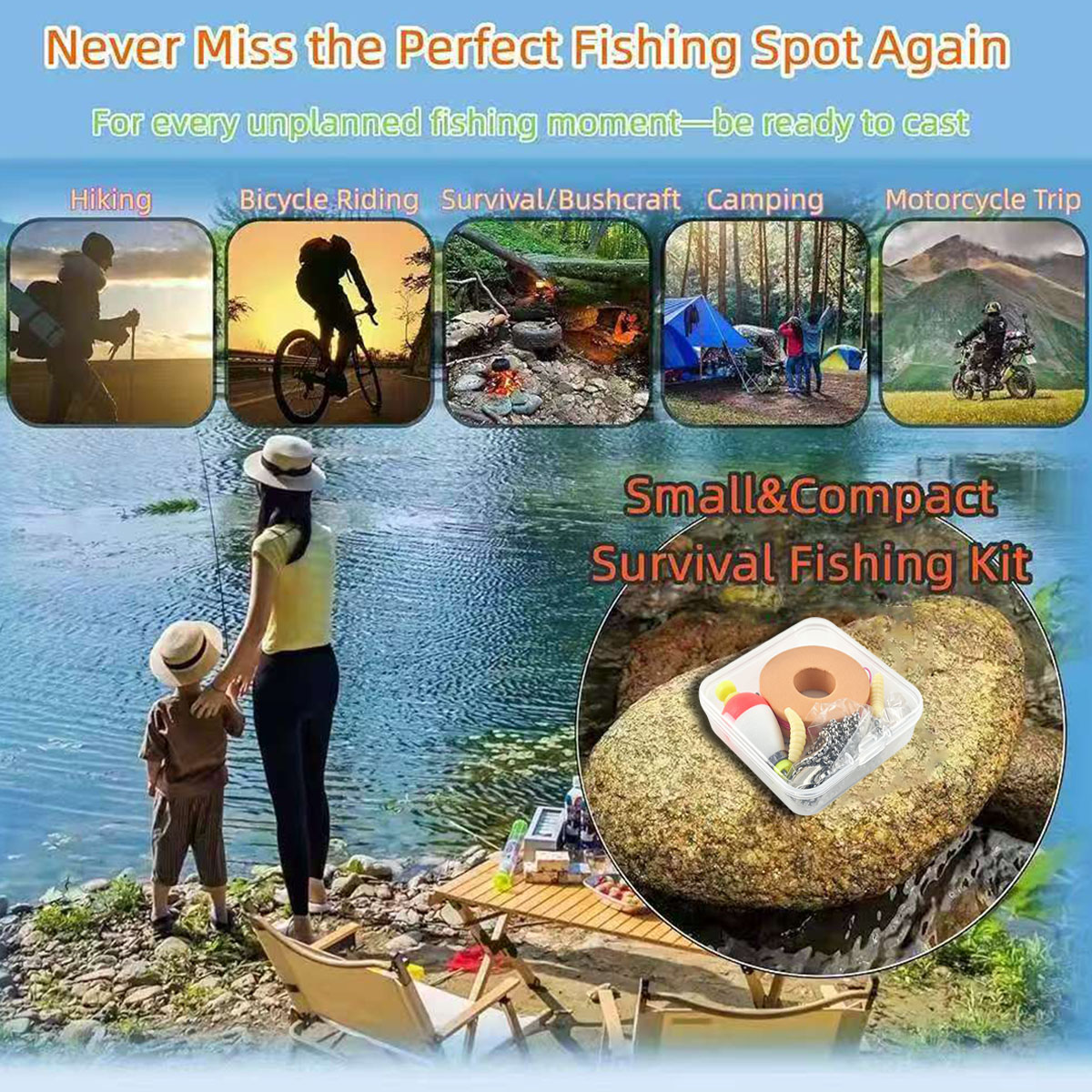 Taşınabilir Acil Durum Balıkçı - Fishing Lure Kit incelemesi ve fiyatı